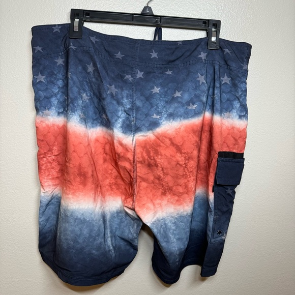 SALT LIFE Ameriskinz Boardshorts Side Pocket Anti-Rash Vapor Stretch Men’s 38 - Picture 5 of 8